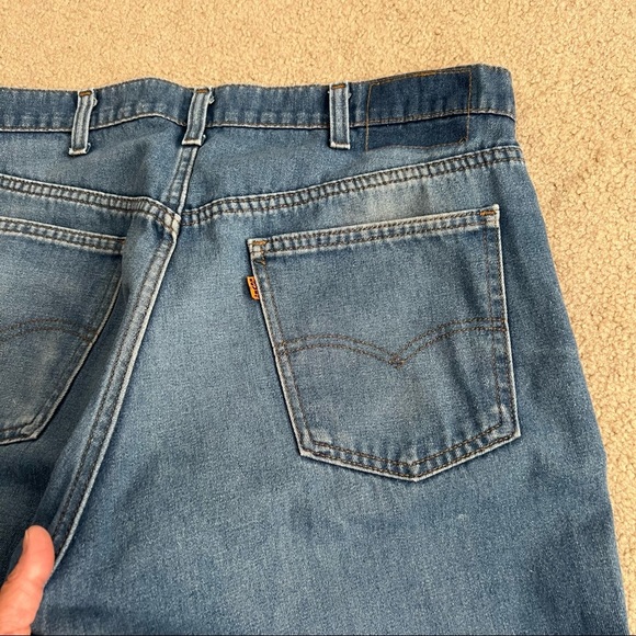 Vintage 80’s Levi’s Orange Tab 505 Classic Straight Leg Jeans USA / 36 X 30 - Picture 5 of 11